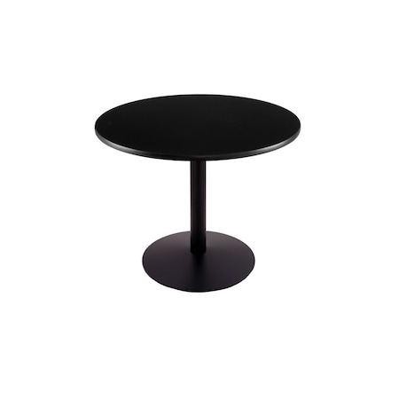 Holland Bar Stool Co 30" 214 Black Table, 30" dia. Top 214-2230BW30R